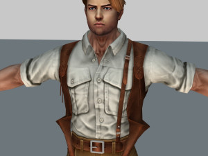character of movie 3Dモデル