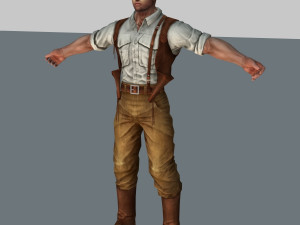 character of movie 3Dモデル