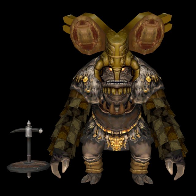 monster 01 3D Model .c4d .max .obj .3ds .fbx .stl .blend 