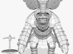 monster 01 3D Model