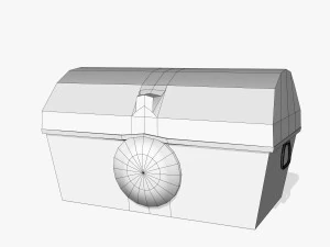 old sanduk box 3D Model