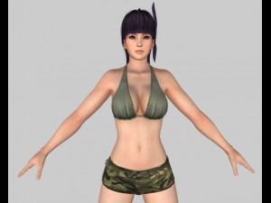 sexy bikini girl 01 3D Model