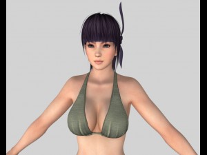 sexy bikini girl 01 3D Model