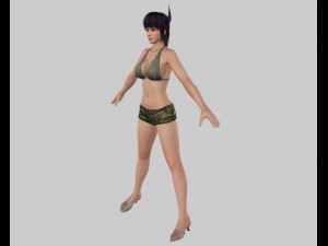 sexy bikini girl 01 3D Model