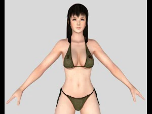 sexy bikini girl 03 3D Model