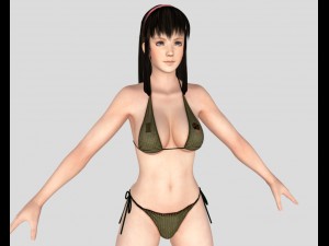 sexy bikini girl 03 Modèle 3D