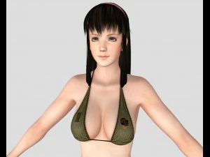 sexy bikini girl 03 3D Model