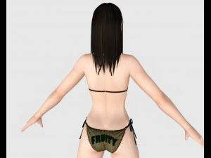 sexy bikini girl 03 3D Model