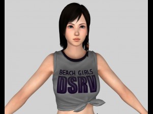 sexy bikini girl 04 Model 3D
