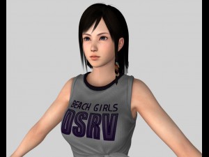 sexy bikini girl 04 Model 3D