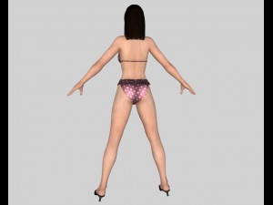 sexy bikini girl 05 3Dモデル