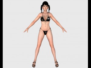 sexy bikini girl 06 3D Model