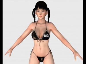 sexy bikini girl 06 Model 3D