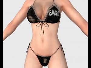 sexy bikini girl 06 Model 3D