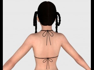 sexy bikini girl 06 Model 3D
