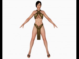 sexy bikini girl 07 3D 模型