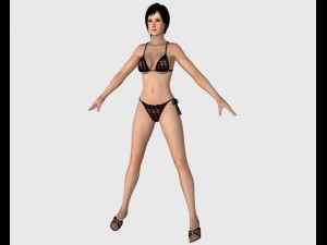 sexy bikini girl 08 3D 모델