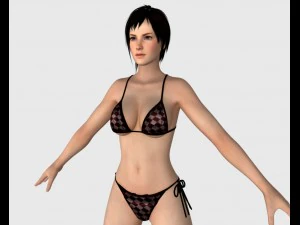 sexy bikini girl 08 3D Model