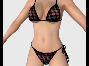 sexy bikini girl 08 3D 모델
