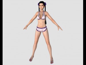 sexy bikini girl 09 3D मॉडल