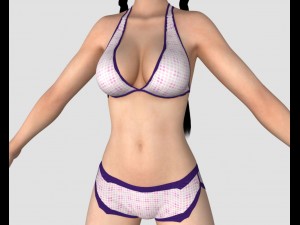 sexy bikini girl 09 3D मॉडल