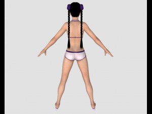 sexy bikini girl 09 3D मॉडल