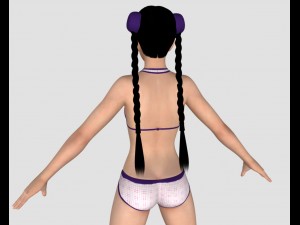 sexy bikini girl 09 3D मॉडल