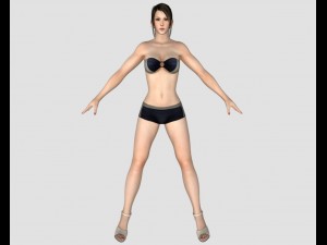sexy bikini girl 10 3D मॉडल
