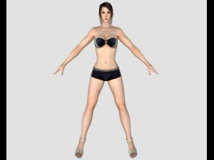 ragazza sexy in bikini 10 Modello 3D
