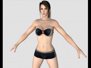 sexy bikini girl 10 Modelo 3D