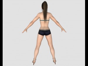 sexy bikini girl 10 Modelo 3D