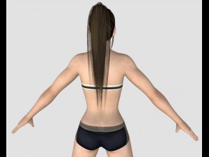sexy bikini girl 10 Modelo 3D