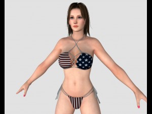 sexy bikini girl 11 Modelo 3D