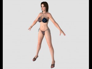 sexy bikini girl 11 Modelo 3D