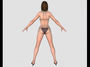 sexy bikini girl 11 Modelo 3D