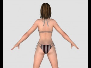 sexy bikini girl 11 Modelo 3D