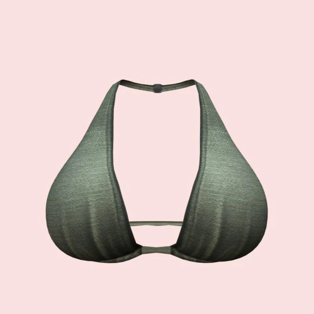 sexy gray bra 01 3D Model .c4d .max .obj .3ds .fbx .stl .blend 
