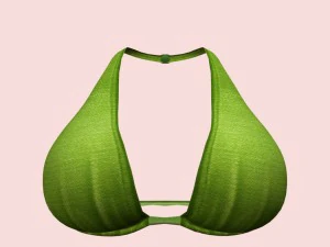 sexy green bra 01 3D Model