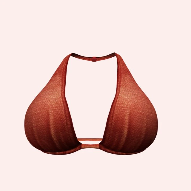 sexy red bra 01 3D Model .c4d .max .obj .3ds .fbx .stl .blend 