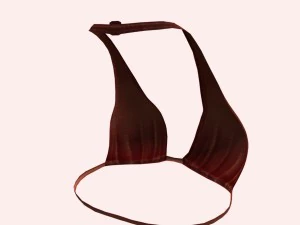 sexy red bra 01 3D Model
