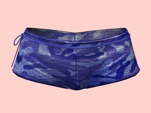 sexy blue army shorts 3Dモデル