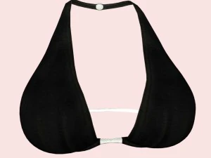 biqu&iacute;ni sexy preto e branco militar Modelo 3D