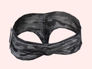 sexy black white army bikini 3D Model