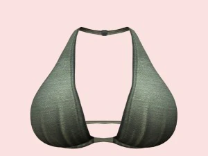 biqu&iacute;ni militar verde sexy Modelo 3D