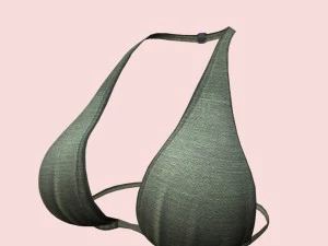 biqu&iacute;ni militar verde sexy Modelo 3D