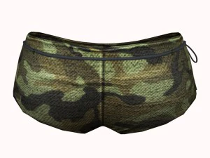 biqu&iacute;ni militar verde sexy Modelo 3D