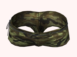 sexy green army bikini 3D Model