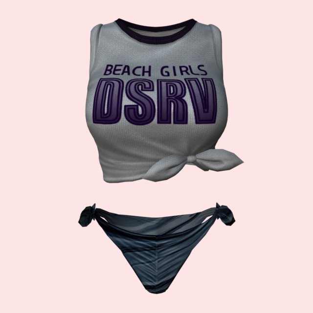 sexy beach bikini blue Modello 3D .c4d .max .obj .3ds .fbx .stl .blend 