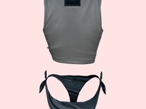 sexy beach bikini blue 3D Model