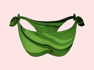 biqu&iacute;ni sexy praia verde 03 Modelo 3D